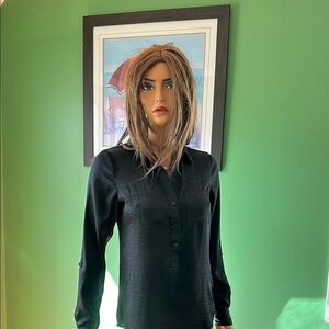 🖤🖤NWOT The Limited Black Long Sleeve Button Down Shirt🖤🖤